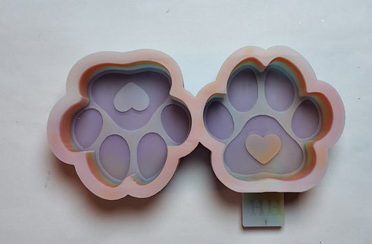 Dog paw vents with heart pad