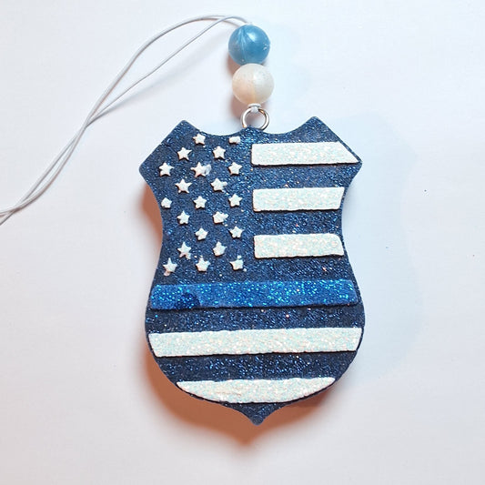 Police badge thin blue line